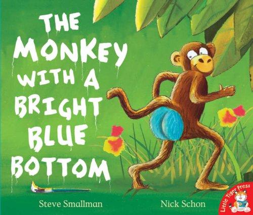 Monkey with a Bright Blue Bottom