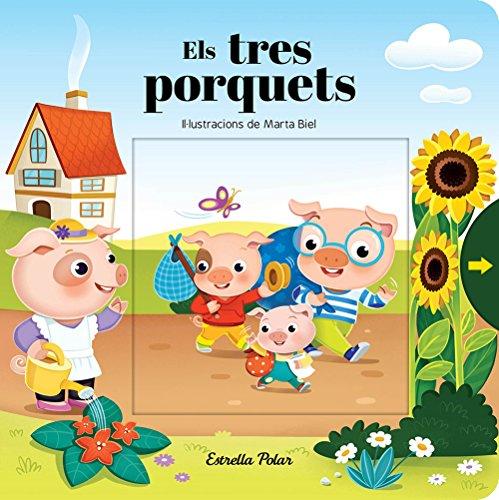 Els tres porquets : Il·lustracions de Marta Biel (Contes clàssics amb mecanismes)