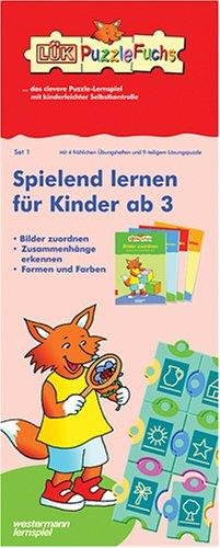 LÜK-PuzzleFuchs Set 1 Spielend lernen für Kinder ab 3