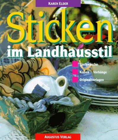 Sticken im Landhausstil. Tischwäsche. Kissen. Vorhänge