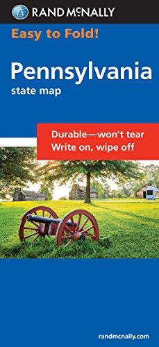 Pennsylvania, PA: Pennsylvania (Laminated Fold Map) (Rand McNally Easyfinder)