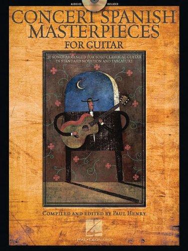 Concert Spanish Masterpieces for Guitar [With CD] (Book & CD)