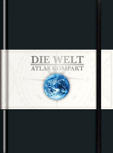 Die Welt  Atlas kompakt, Leder schwarz