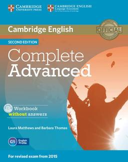 Complete Advanced Workbook without Answers with Audio CD 2nd Edition