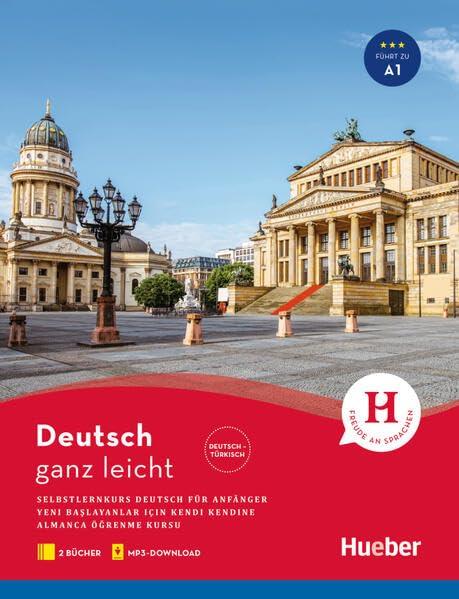 Deutsch ganz leicht A1: Selbstlernkurs Deutsch für Anfänger – Yeni başlayanlar için kendi kendine Almanca öğrenme kursu / Paket: Textbuch + ... Paket: Textbuch + Arbeitsbuch + MP3-Download