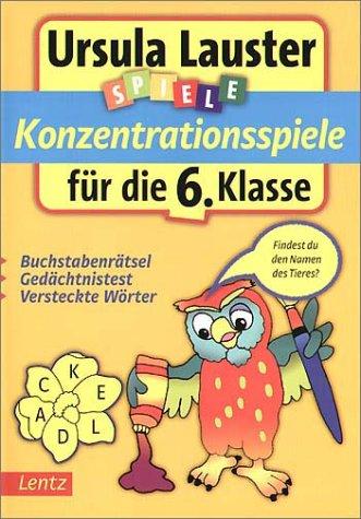 Konzentrationsspiele für die 6. Klasse