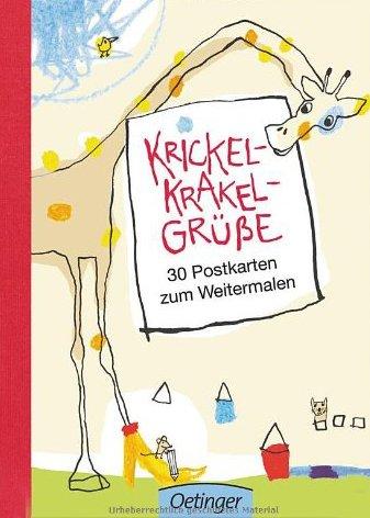 Krickel-Krakel-Grüße. 30 Postkarten zum Weitermalen