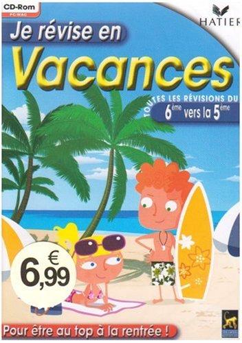 Je Révise En Vacances - De la 6ème vers la 5ème