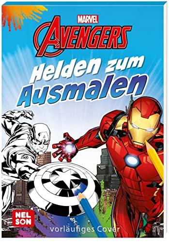 Marvel Avengers: Helden zum Ausmalen: Malblock | Malblock für Kinder ab 4 Jahren