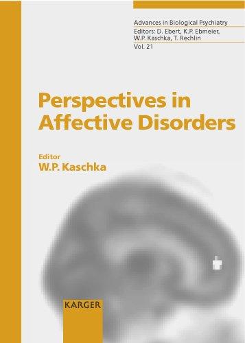 Perspectives in Affective Disorders: International Symposium '25 Years Weissenau Depression Unit', Weissenau, September 2001.  "Advances in Biological Psychiatry", Vol. 21.