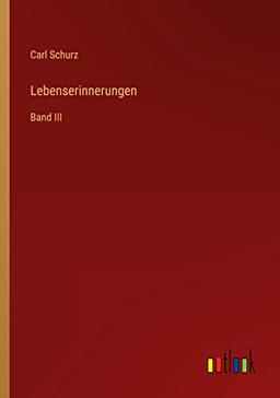 Lebenserinnerungen: Band III