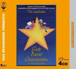 Die schönsten Gute-Nacht-Geschichten. 4 CDs . Mit Einschlafmusik